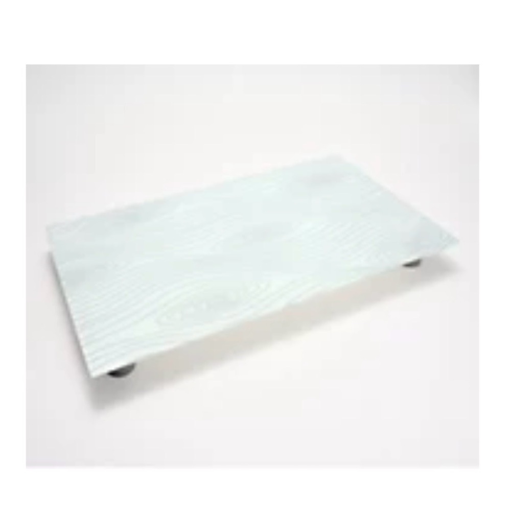 Temp-tations tempered glass counter top tray